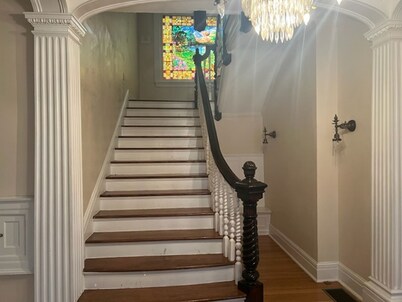 Historic Old West End Devilbiss Mansion, with three floors of luxury to enjoy.