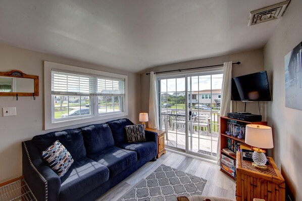 Téléviseur connecté, lecteur de DVD, livres