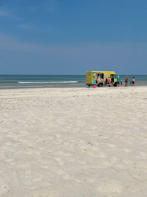På stranden, liggestole