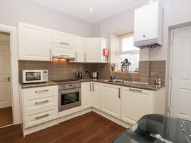 Fridge, dishwasher, electric kettle, toaster