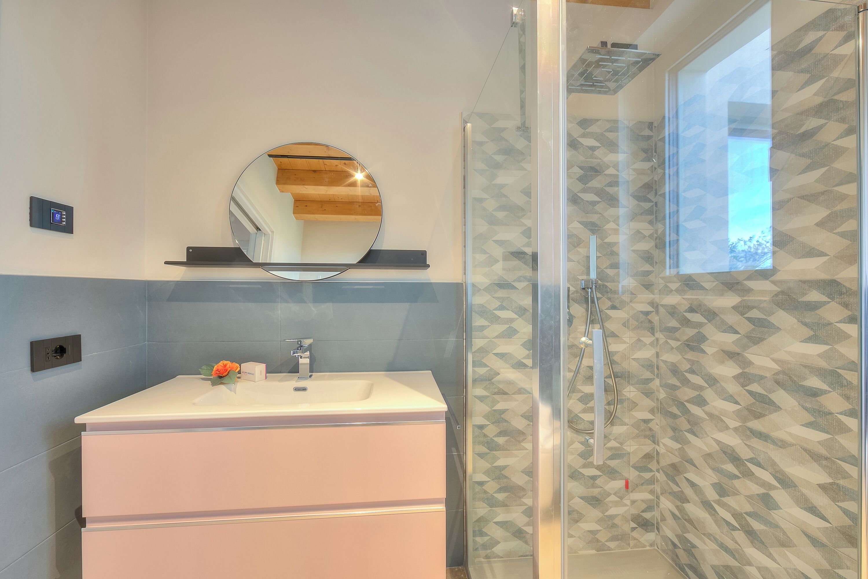 Family Apartment, Multiple Bedrooms (Ricomilla Family - Terrace & Parking) | Bathroom | Shower, bidet, towels, soap