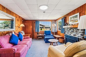 تلفزيون، مدفأة، ستيريو