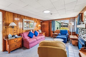 تلفزيون، مدفأة، ستيريو