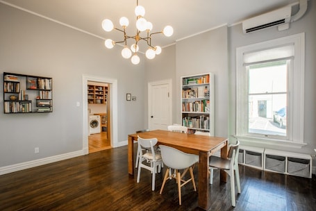 Dining. Kid-Friendly Stay with Backyard: Long Stays