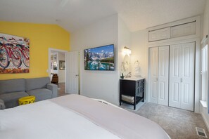 Casa geminada, 2 camas Queen, varanda, vista para o jardim | 2 quartos, individualmente decorados, individualmente mobiliados