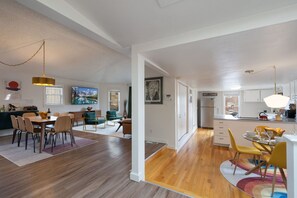 Townhome, 2 Queen Beds, Patio, Garden View | Dining -  Pine Street Loft – Steps from Old Town Square! (Fort Collins)