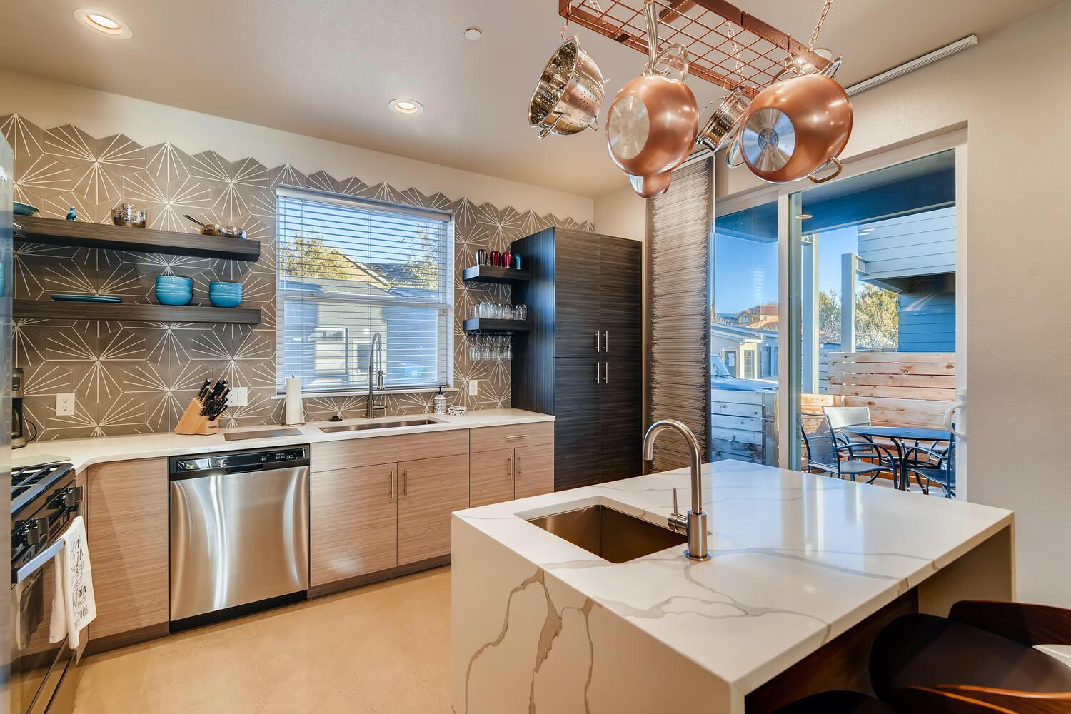 House, Multiple Beds, Patio, Garden View (844 Jerome St. (Unit 1)*) | Private kitchen | Fridge, microwave, oven, stovetop