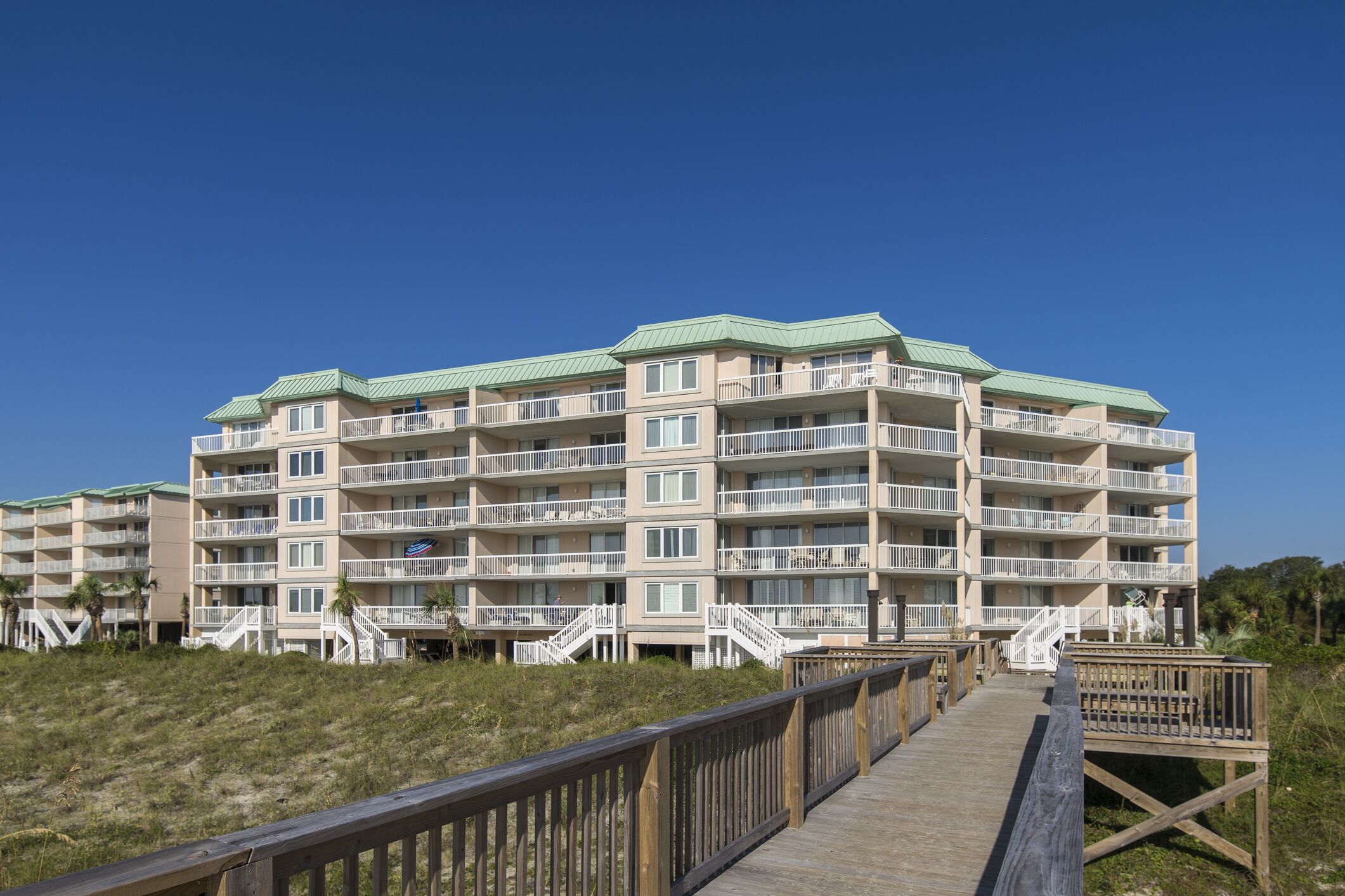 Oceanfront condo with beautiful views and pool access in gated Pawleys Island community.