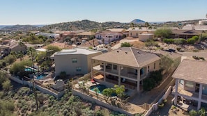 Aerial view - Fabulous 4-bdrm W/breathtaking Views & Pool! (Fountain Hills)