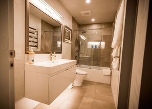 Assecador de cabells, bidet, tovalloles i sabó 