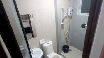 Standard Double Room | Bathroom | Shower, towels, soap