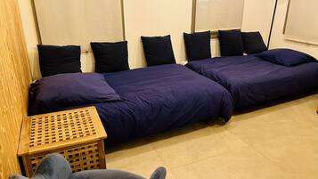 1 slaapkamer, een bureau, geluiddichte muren, wifi