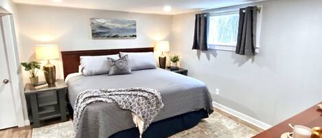 2 bedrooms, desk, iron/ironing board, free WiFi