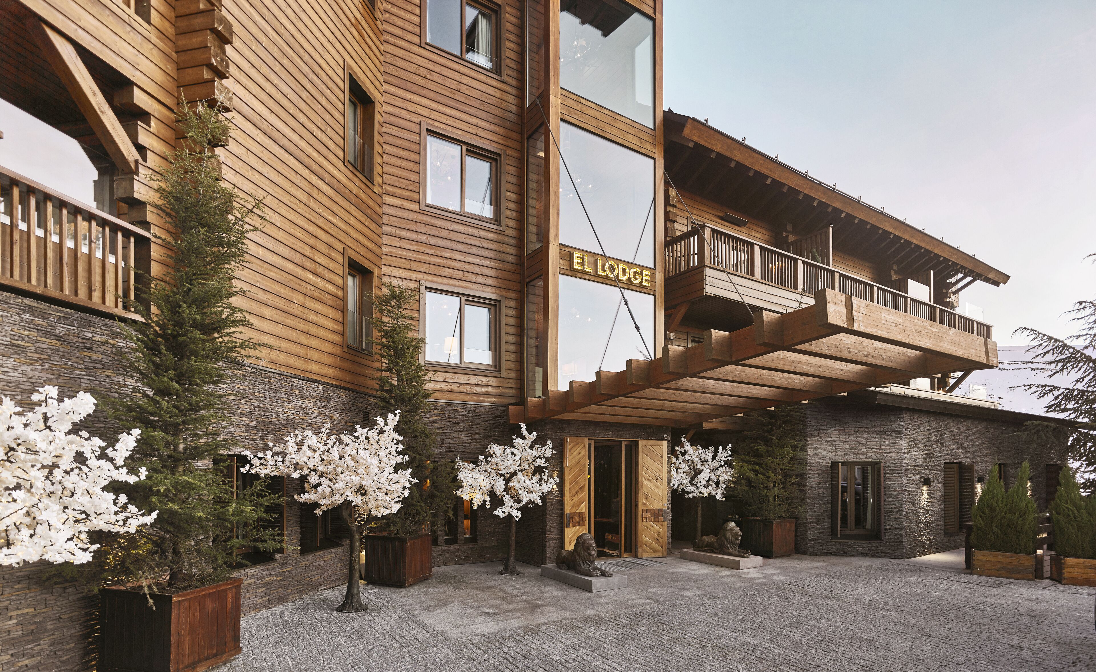 Voorkant van accommodatie