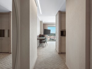 Suite, Multiple Beds, Sea View | Minibar, laptop workspace, blackout drapes, soundproofing
