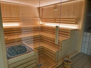 Sauna - The newly renovated holiday apartment "Abitaziun Caspar Badrutt 306" in St. (St. Moritz)