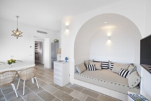Apartment, 1 Schlafzimmer, Raucher, Terrasse | Wohnbereich
