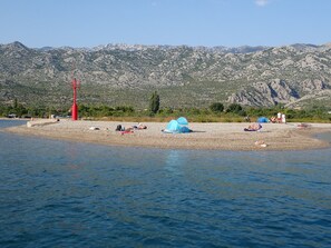Beach nearby - Apartment for 3 people near a pebble beach (Seline)