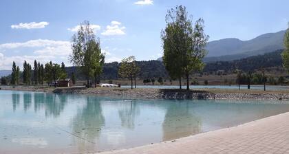 Apartment located between lake and mountains north of Sisteron