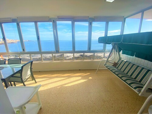 Salinetas, first line of the sea and beach for 4 people