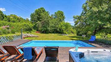 Seasonal outdoor pool