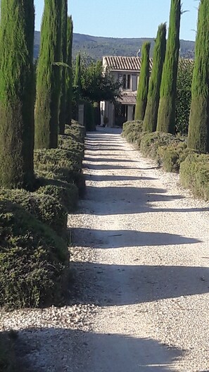 Property grounds - MAS MAURICE MAS DANSAVAN in LUBERON Swimming pool air conditioning green space wifi (Oppède)