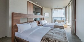 浪漫套房 | 1 多间卧室、防过敏的被褥、羽绒被、客房内保险箱