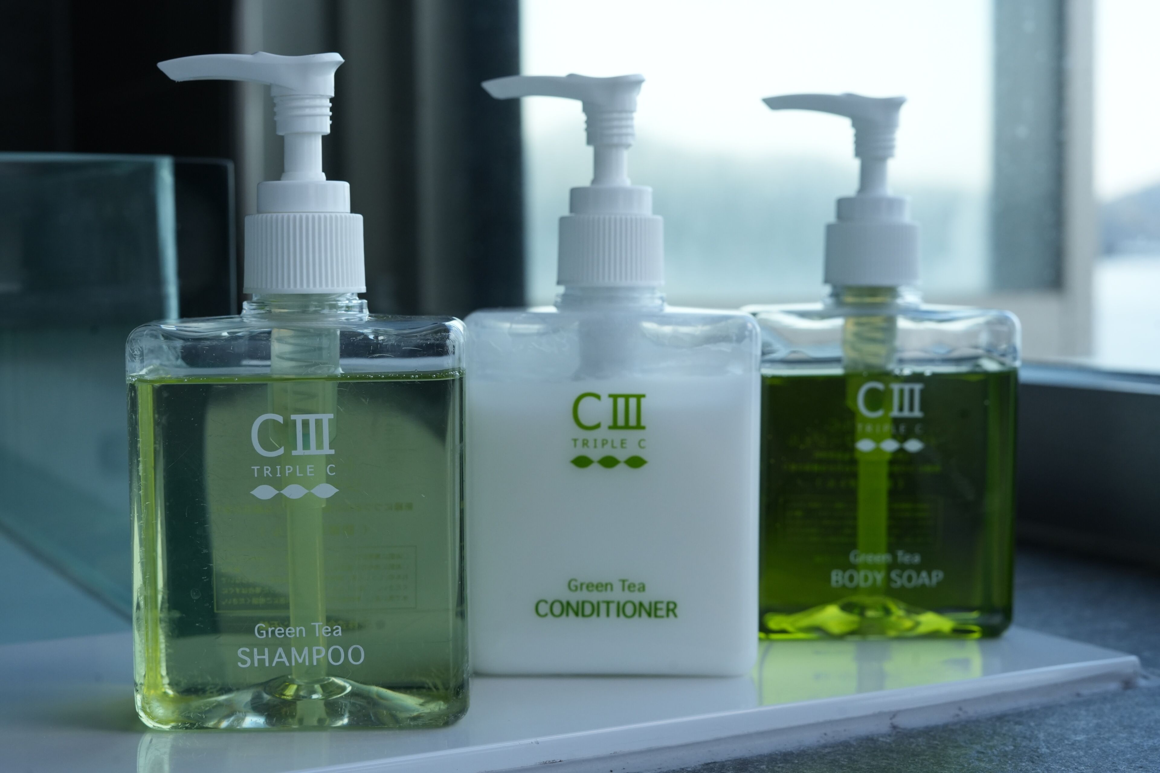 Jetted tub, rainfall showerhead, designer toiletries, hair dryer