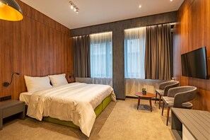 Superior Double Room | Premium bedding, minibar, in-room safe, soundproofing - Hotel Element (Novi Sad)