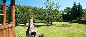 Unique vacation home with its own garden and only 20m to the water
