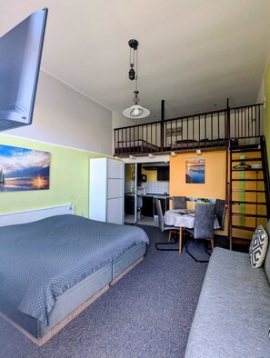 1 bedroom, in-room safe, free WiFi, bed sheets - Only 600m to the beach! Incl. Tourist tax - Holiday apartment no. 9 "Küstenglück" (Mönchgut)