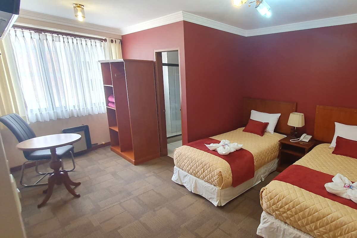 Chambre Double, 2 lits une place | Literie de qualité supérieure, couette en duvet d'oie