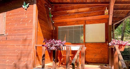 Caravan "Le Sorgenti - Chalet 12" with Mountain View & Private Garden