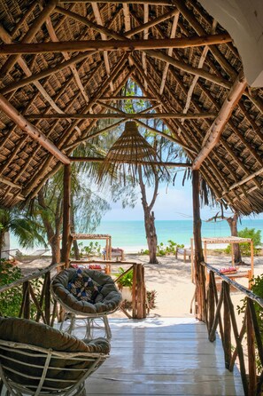 Chambre Double Deluxe, vue plage | Terrasse/Patio