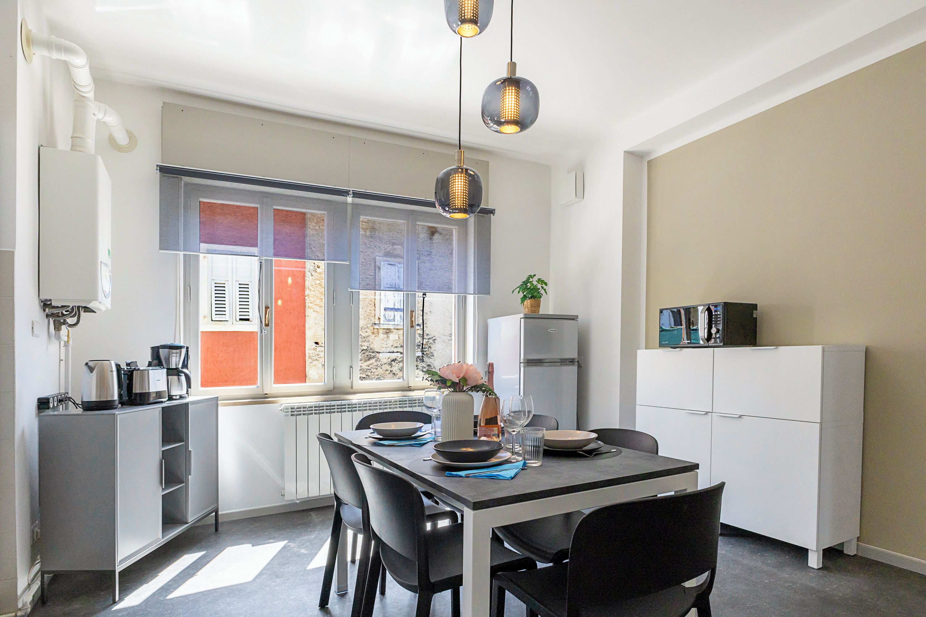 家庭公寓, 多间卧室 (Appartamento Fabio Few Min From Lake) | 用餐