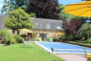 Udendørs pool, opvarmet pool