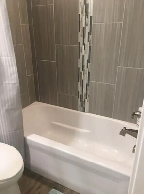 Shower, hair dryer, soap, shampoo - The Dog House (Waukee)