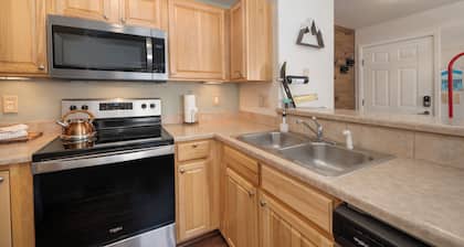Ideal and modern 1 bedroom - open floor plan and mt views