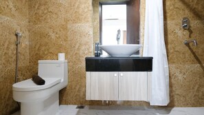 Huoneisto, 1 makuuhuone | Kylpyhuone | Suihku, ilmaiset hygieniatuotteet