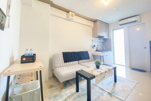 Apartment, 2 Bedrooms | Living room | TV - Beautiful And Cozy 2Br Bassura City Apartment (Jakarta)