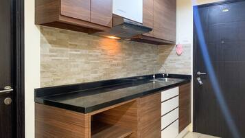 Căn hộ, 1 phòng ngủ | Bếp riêng | Tủ lạnh, bếp nấu, dụng cụ nấu nướng/bát dĩa/dao nĩa