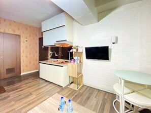 Living room - Homey and Cozy 1BR Apartment at Harvard Jatinangor (Cileunyi)