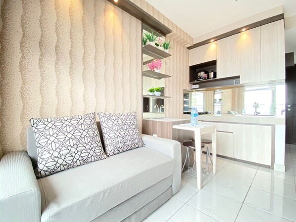 Interior - Chic And Cozy 2Br At Mekarwangi Square Cibaduyut Apartment (Bandung)