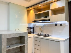 Apartment, 2 Schlafzimmer | Eigene Küche | Kühlschrank, Herdplatte, Kochgeschirr/Geschirr/Besteck