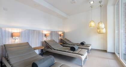 Hochwertiges Familien-apartment mit Großer Terrasse, Strandkorb und Zwei Bädern!