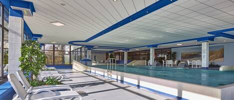 Indoor pool, a heated pool