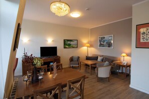 TV, DVD player, stereo