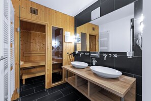 Shower, hair dryer, bidet