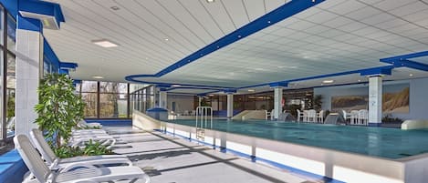 Indoor pool, a heated pool