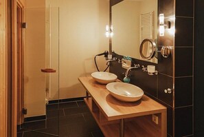 Shower, hair dryer, bidet